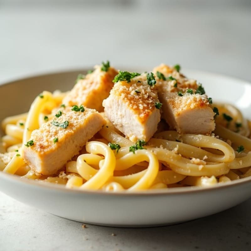 Creamy Garlic Chicken Alfredo