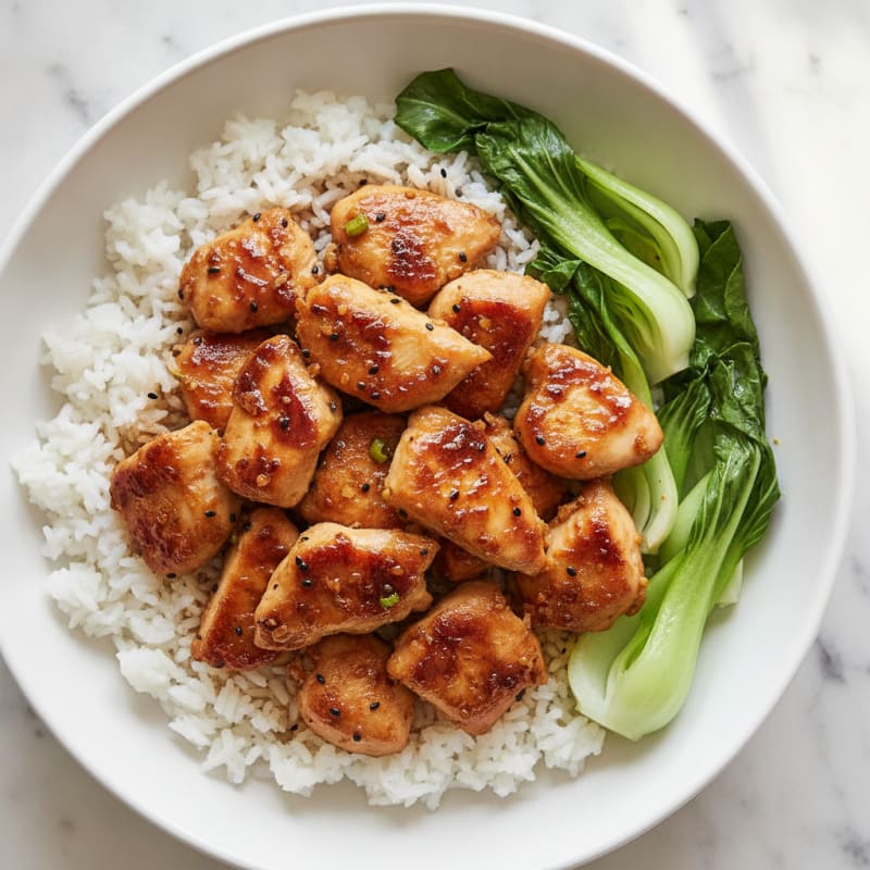 Ketjap Chicken with Coconut Rice