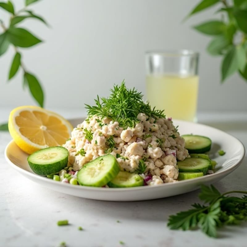Lemon-Dill Tuna Salad with Fresh Herbs
