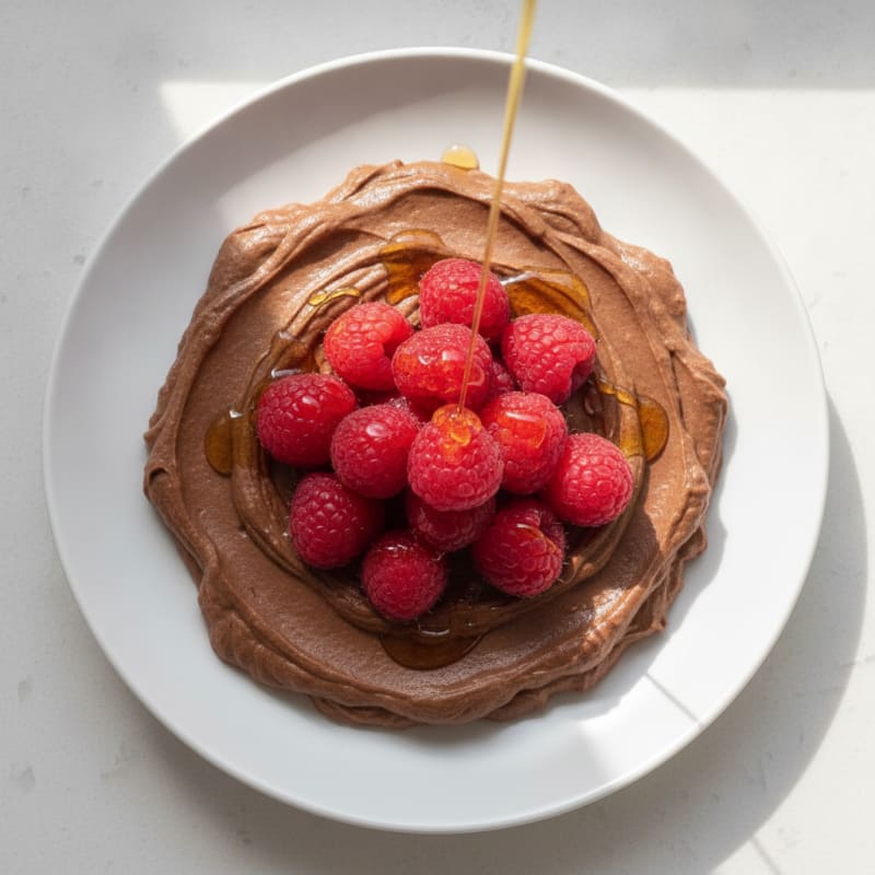 Cottage Cheese Chocolate Protein Pudding