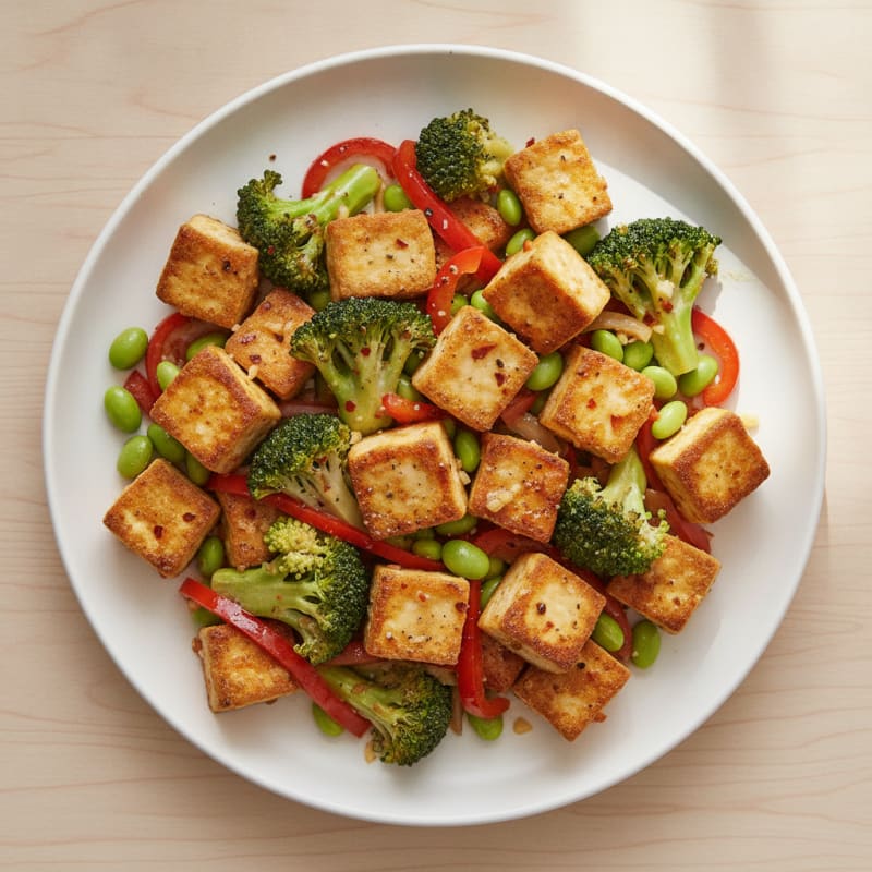 Garlic-Ginger Tofu Stir-Fry