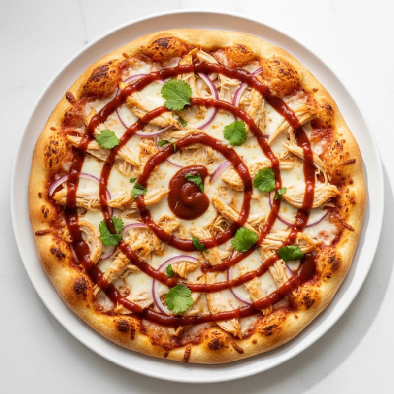 High-Protein BBQ Chicken Pizza