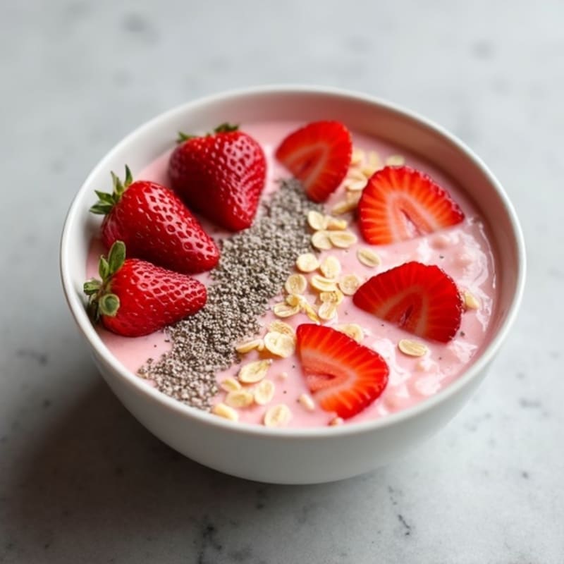 Creamy Strawberry Overnight Oats