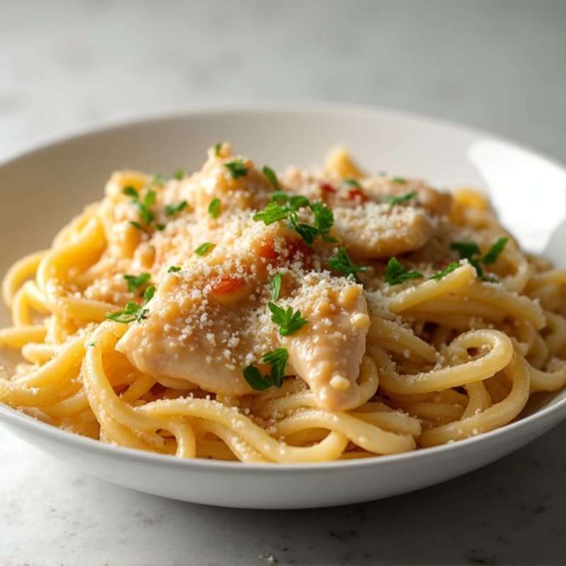 Creamy Garlic Parmesan Chicken Pasta
