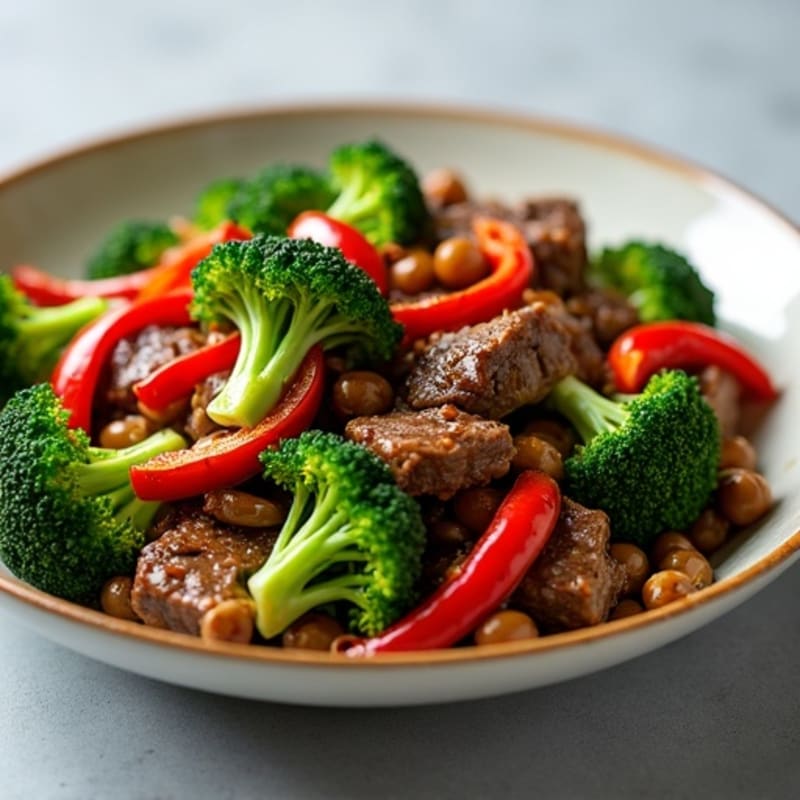 Ginger-Garlic Beef and Broccoli Stir-Fry