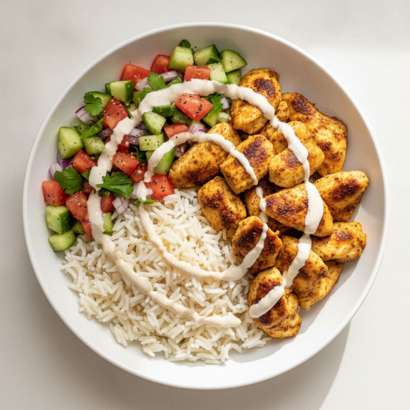 Chicken Shawarma Rice Bowl
