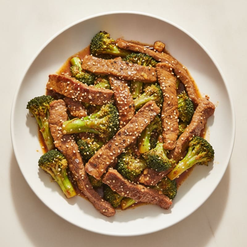 Sesame Beef and Broccoli Stir-Fry