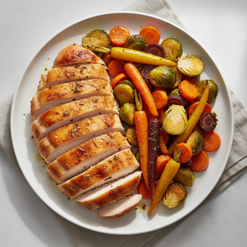 Crispy Herb-Roasted Rotisserie Chicken