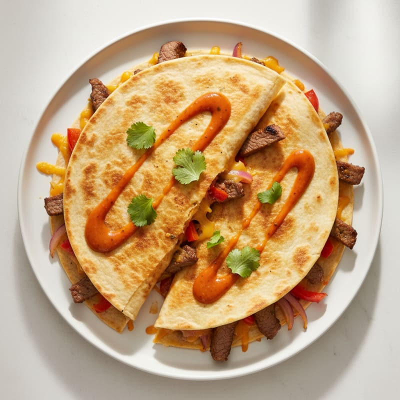 Crispy Chili-Lime Steak Quesadillas