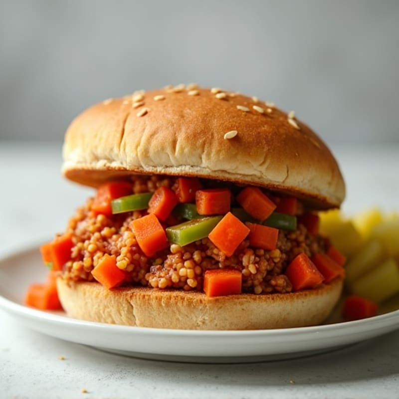Lean Ground Turkey Sloppy Joes with Veggies