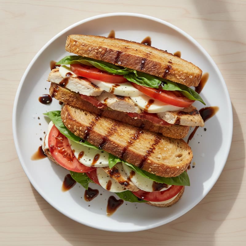 Grilled Chicken Caprese Sandwich