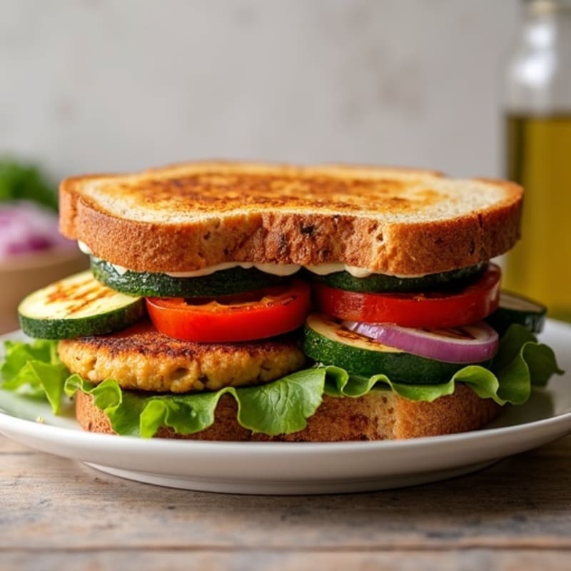 Hearty Grilled Vegetable Sandwich