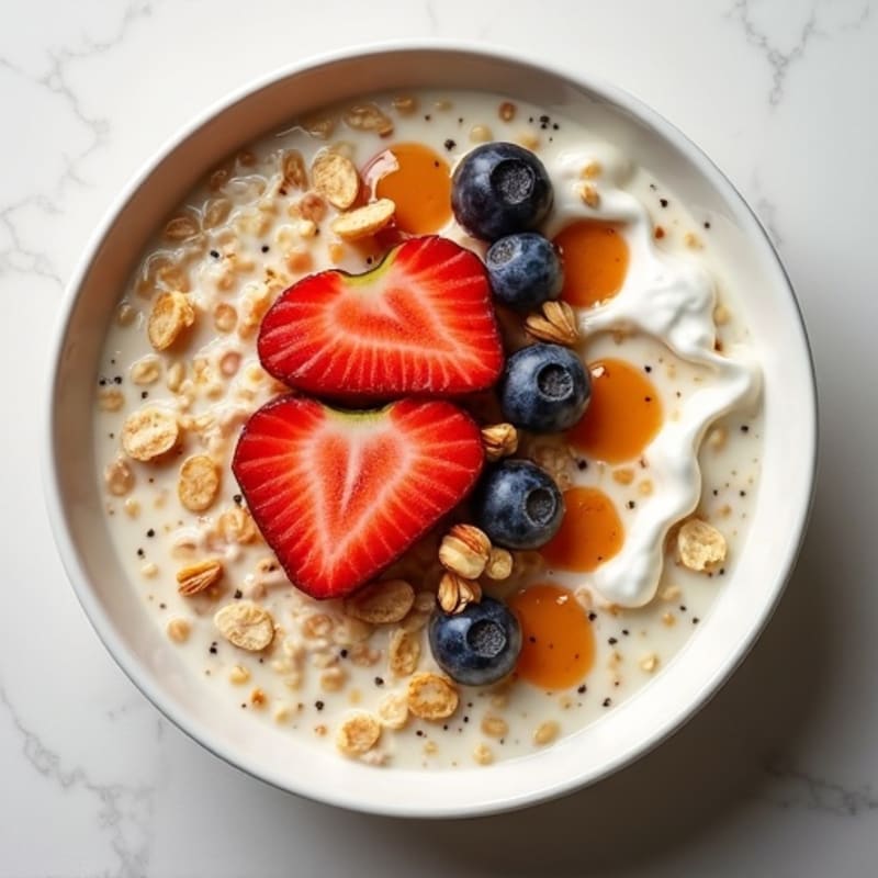 Protein-Packed Vanilla Almond Overnight Oats