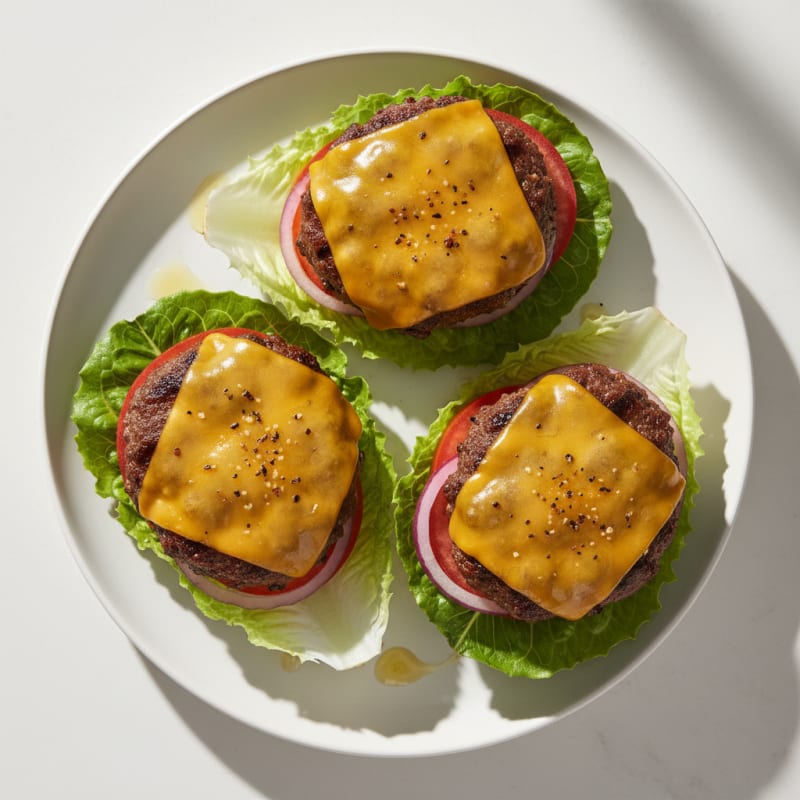 Smoky Grilled Beef & Cheddar Burgers