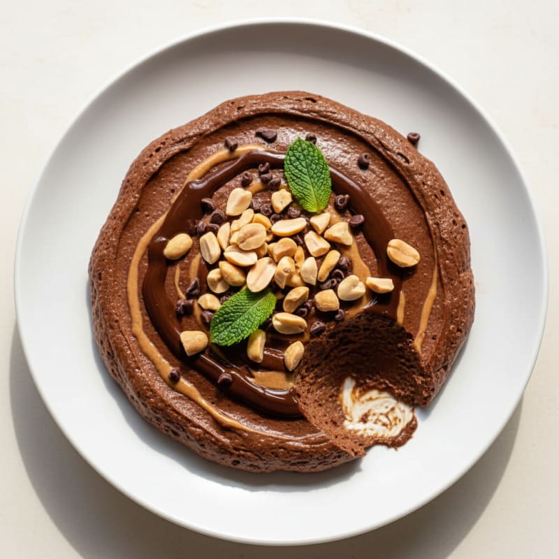 Protein Chocolate Peanut Butter Mousse with Silken Tofu