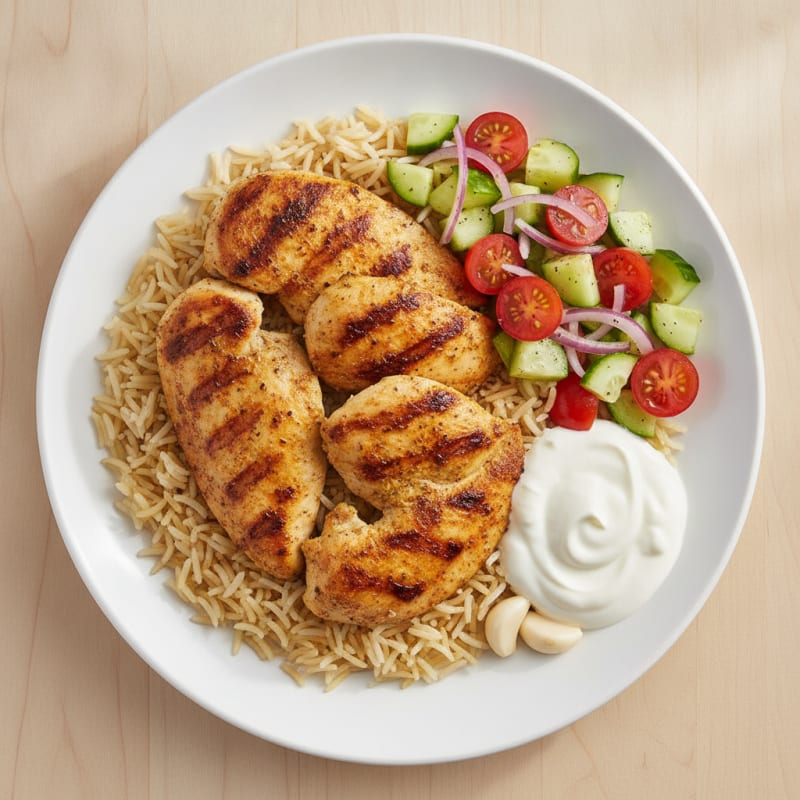 Chicken Shawarma Rice Bowl