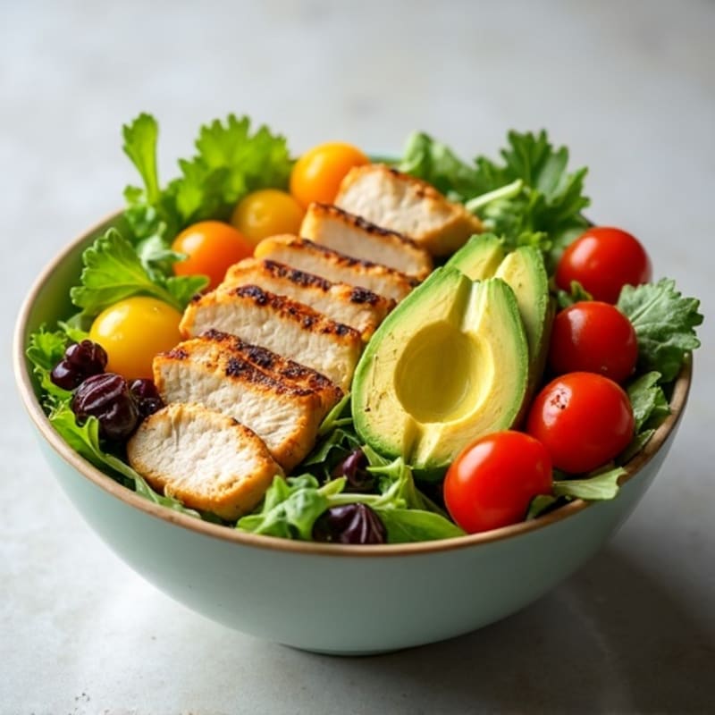 Crisp Avocado Salad Bowl