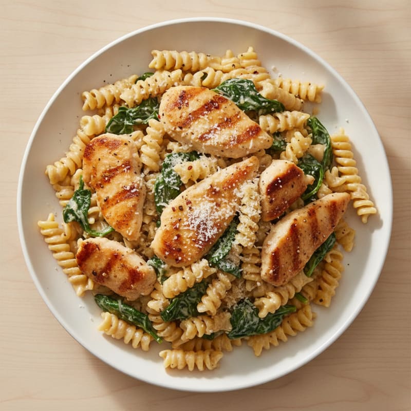 Creamy Garlic Parmesan Chicken Pasta