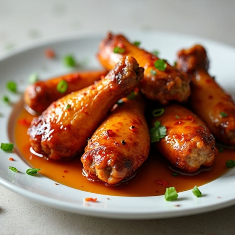 Sweet & Sticky Honey-Roasted Chicken Wings