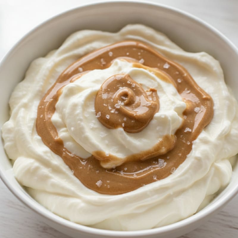 Silky Greek Yogurt Protein Pudding with Almond Butter