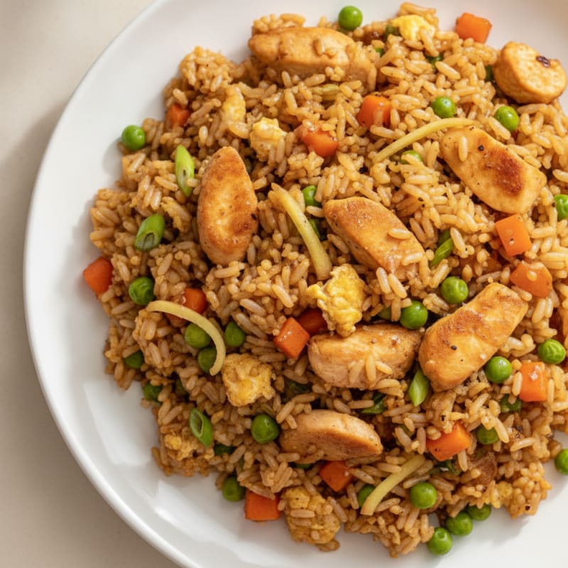 Chicken Fried Rice with Vegetables