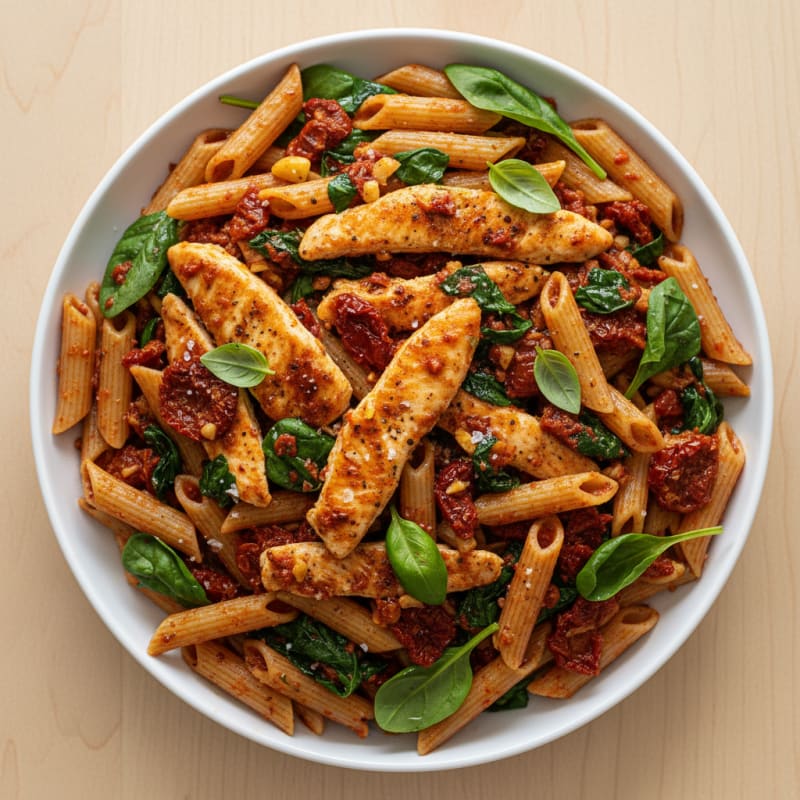 Sun-Dried Tomato Pesto Chicken Pasta