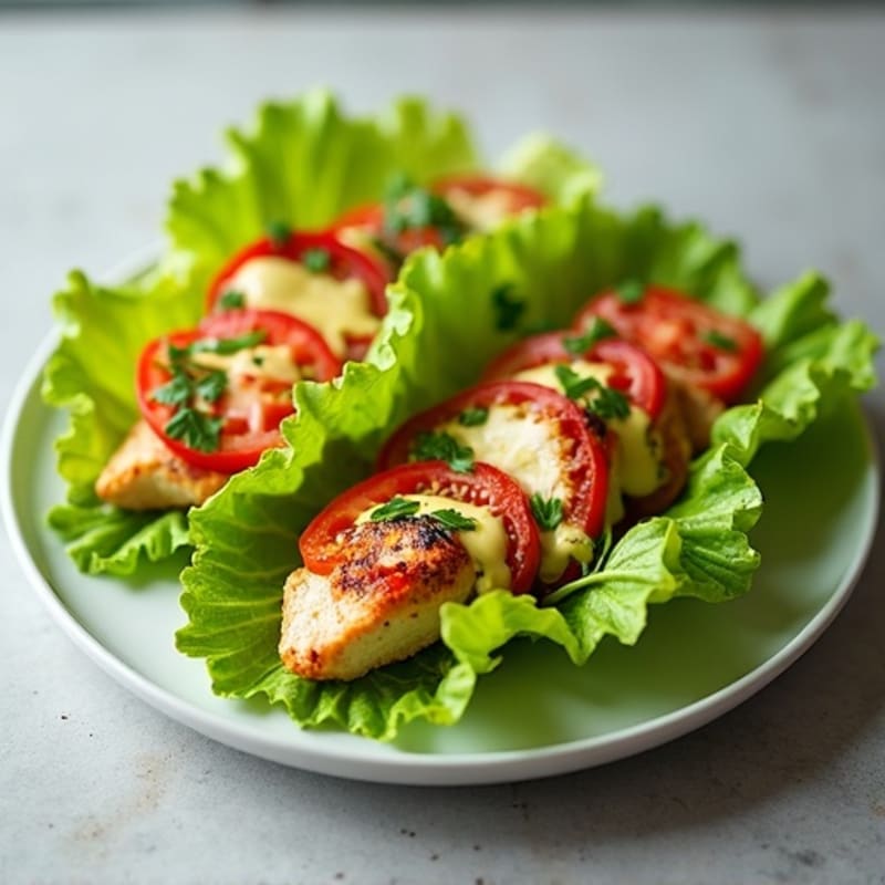 Herb-Grilled Chicken Lettuce Wrap