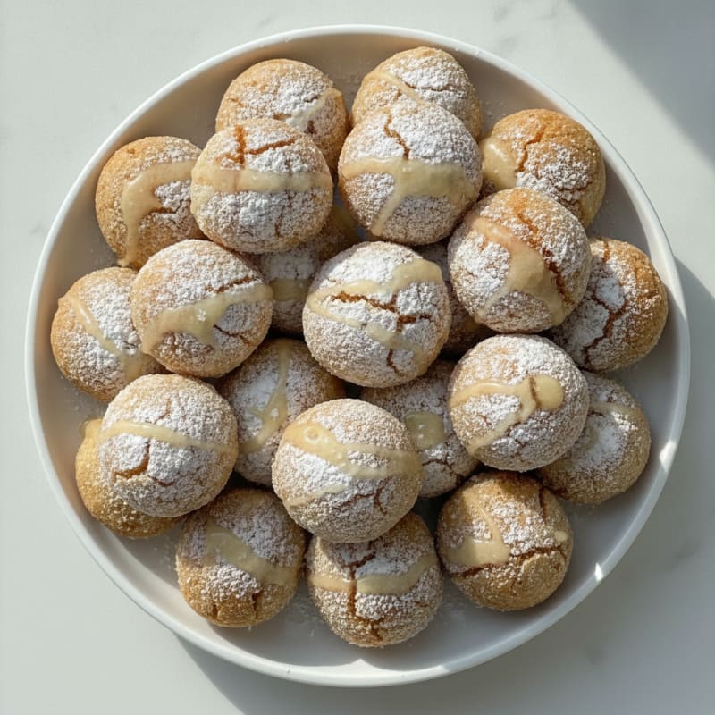 Powdered Sugar Donut Holes
