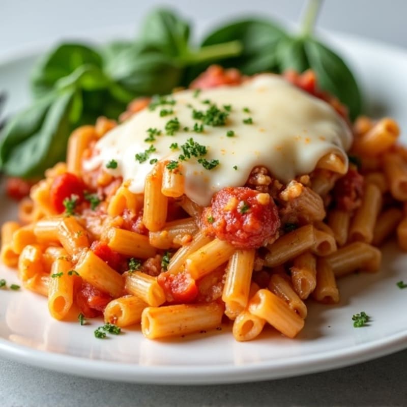 Protein-Packed Turkey and Veggie Baked Ziti