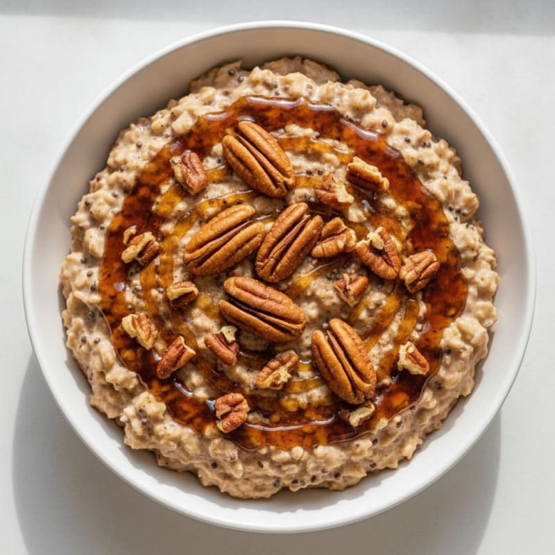 Maple Pecan Overnight Oats