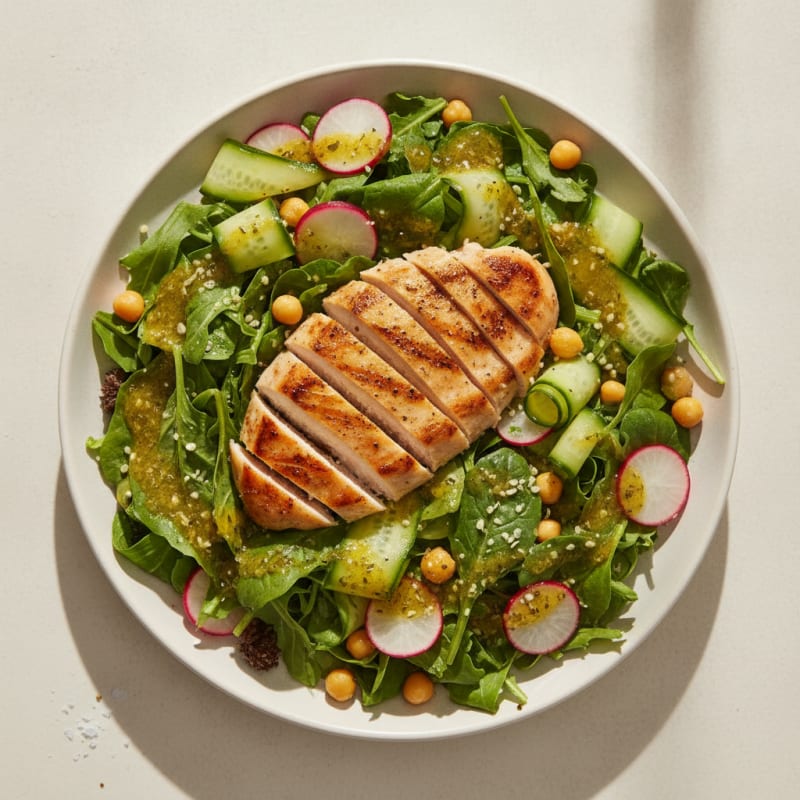 Vibrant Greens with Lemon-Herb Vinaigrette
