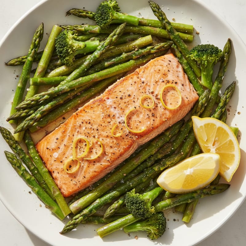 Sheet Pan Lemon Herb Salmon