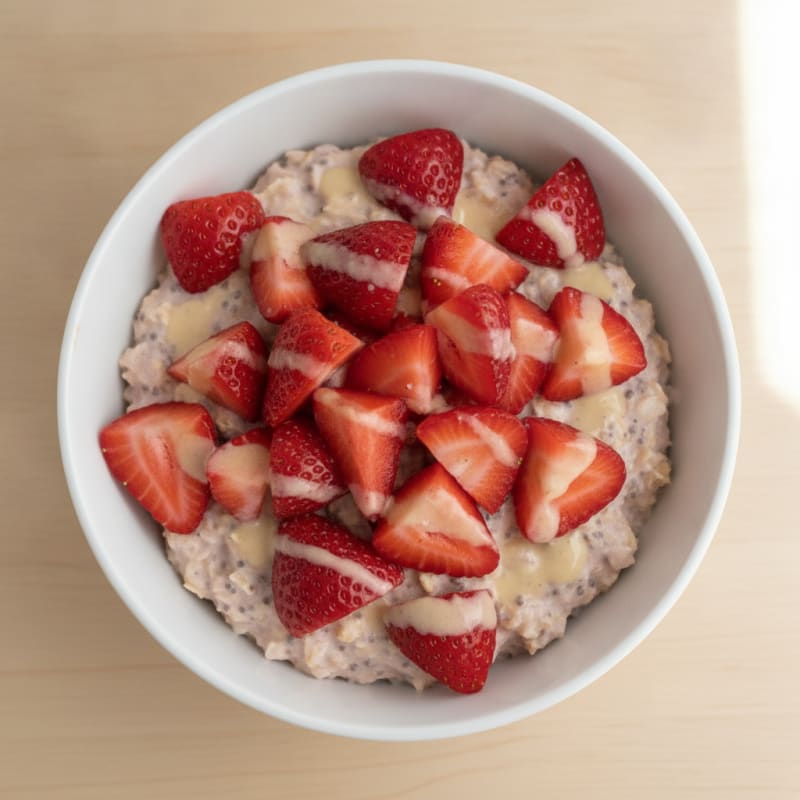 Strawberry Chia Overnight Oats