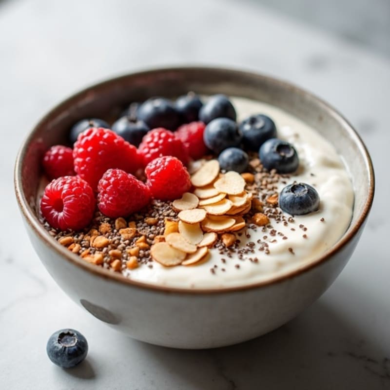 Creamy Greek Yogurt Power Bowl with Fresh Berries