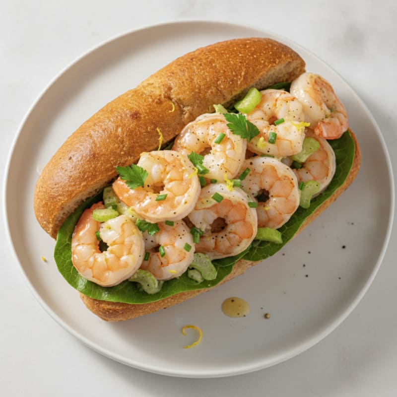 Classic Lemon Herb Shrimp Roll