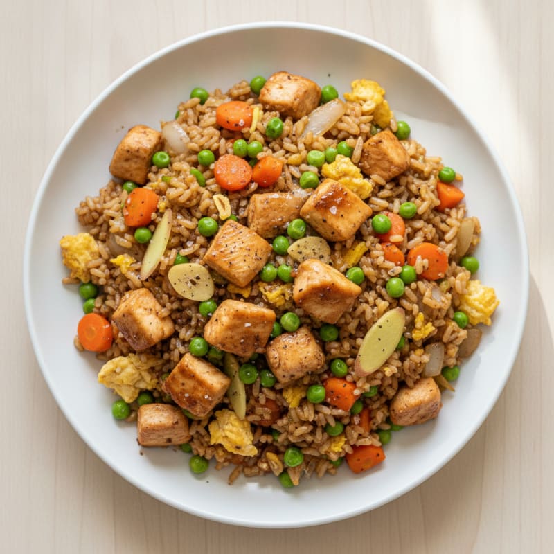 Chicken and Vegetable Fried Rice