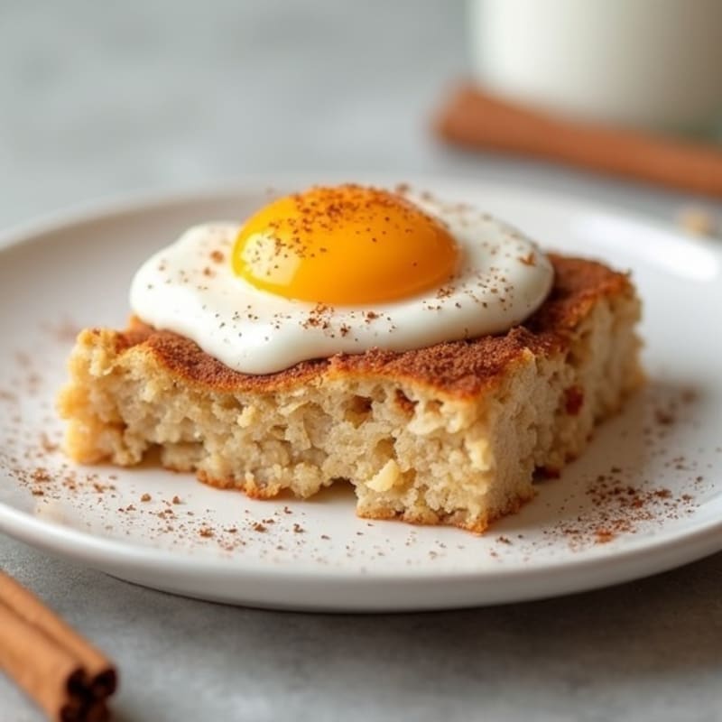 Protein-Packed Cinnamon Roll Breakfast Bake