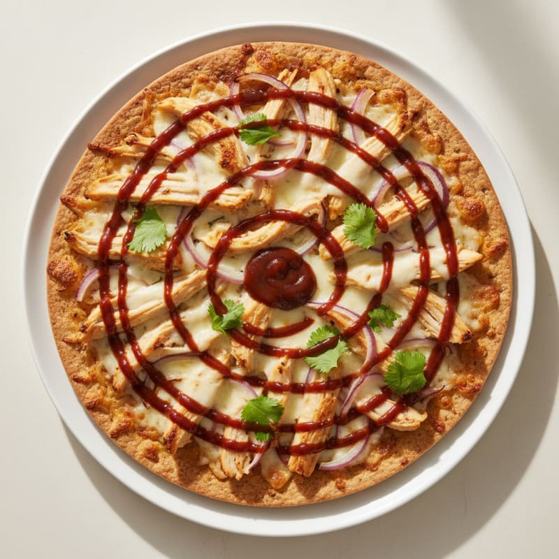 Crispy BBQ Chicken and Caramelized Onion Pizza