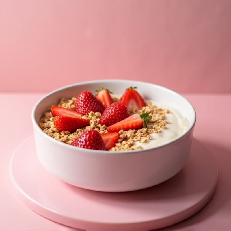Silky Cottage Cheese and Strawberry Protein Bowl