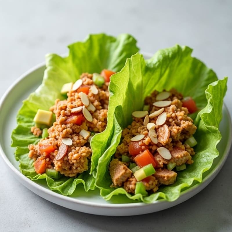 Spicy Tuna Lettuce Wraps