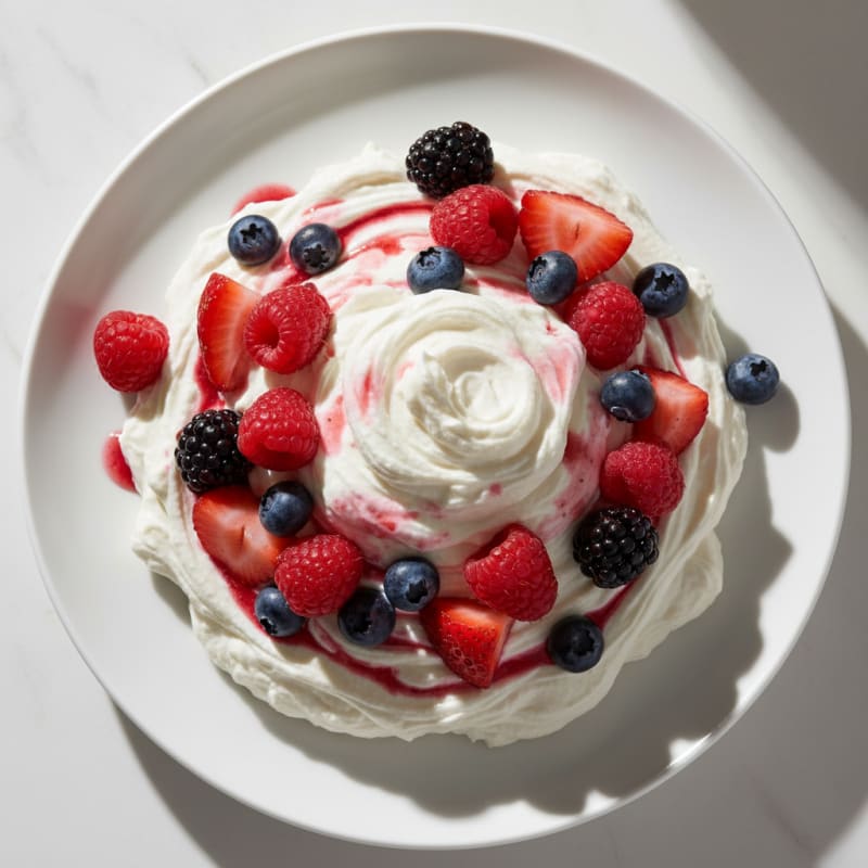 Silky Greek Yogurt with Mixed Berries and Vanilla Protein