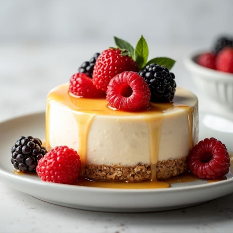 Creamy Greek Yogurt Protein Cheesecake