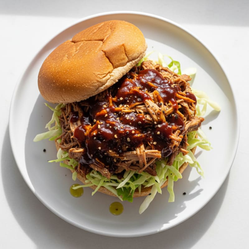 Smoky BBQ Pulled Pork Sandwich