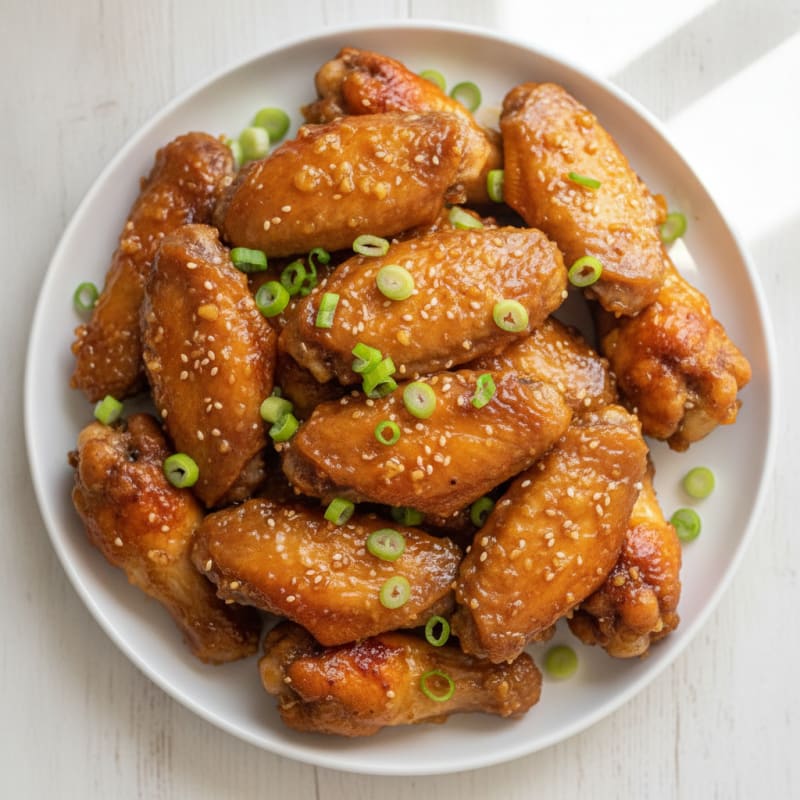 Honey-Garlic Baked Chicken Wings