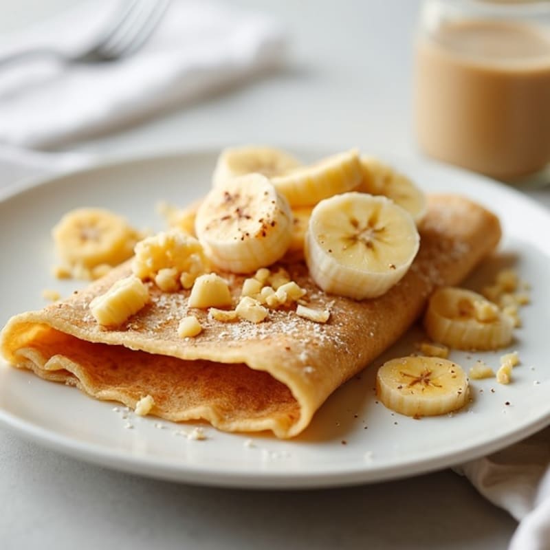 Protein-Packed Almond Butter Banana Crepes