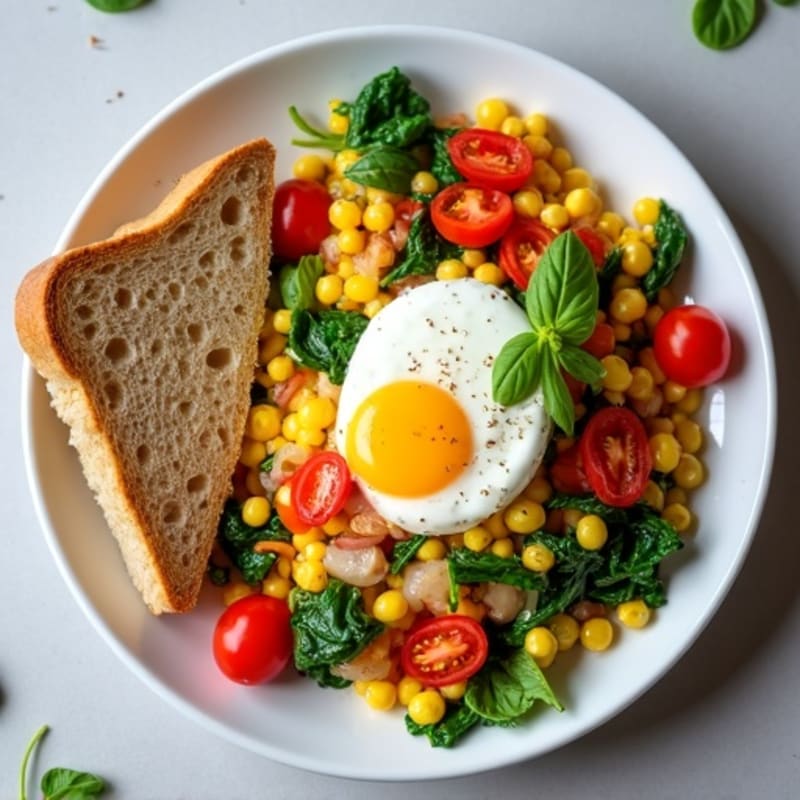 Protein-Packed Veggie and Egg White Scramble
