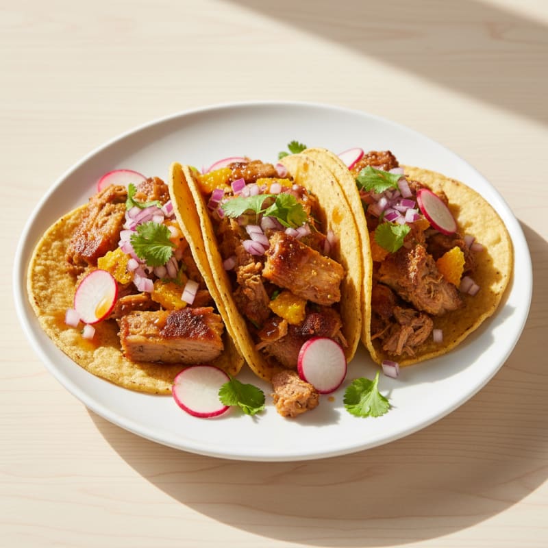 Crispy Citrus Carnitas Tacos
