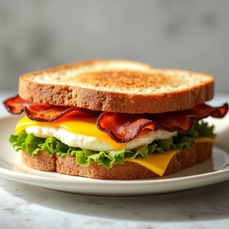 Crispy Turkey Bacon Avocado Sandwich