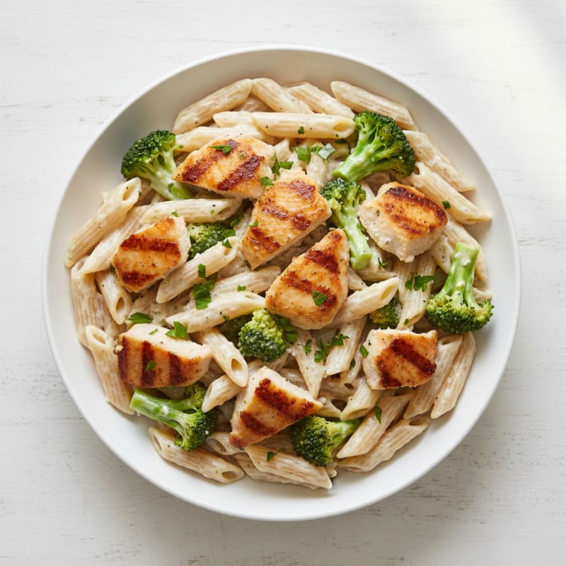 Creamy Garlic Chicken Alfredo Pasta