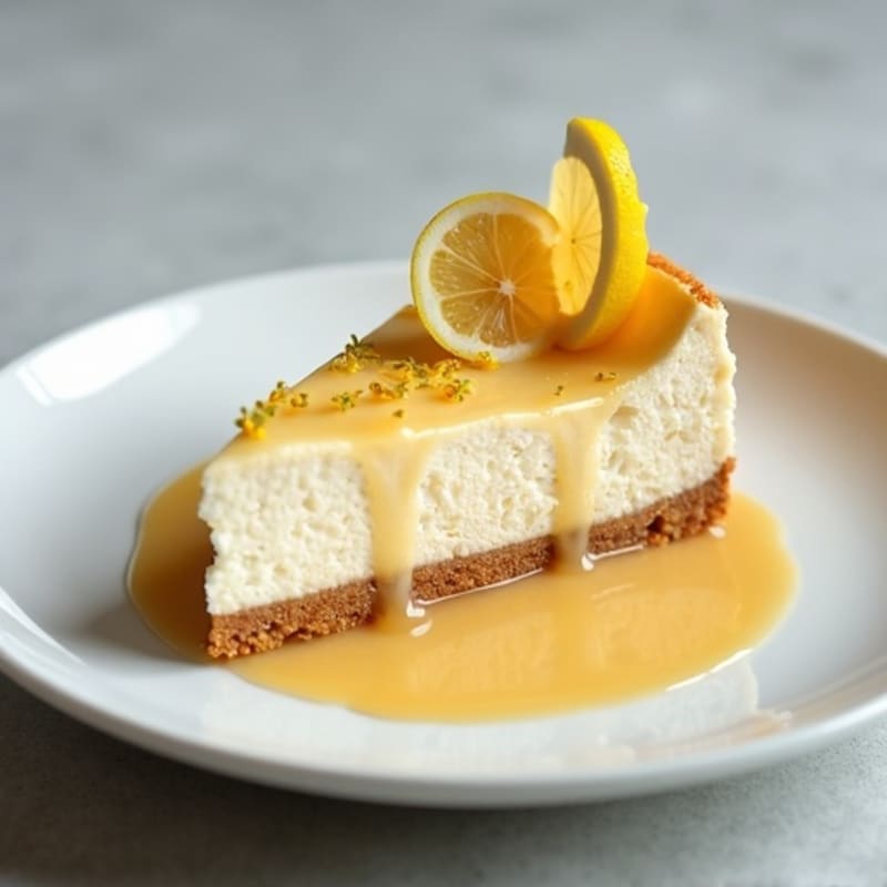 Creamy Greek Yogurt Protein Cheesecake